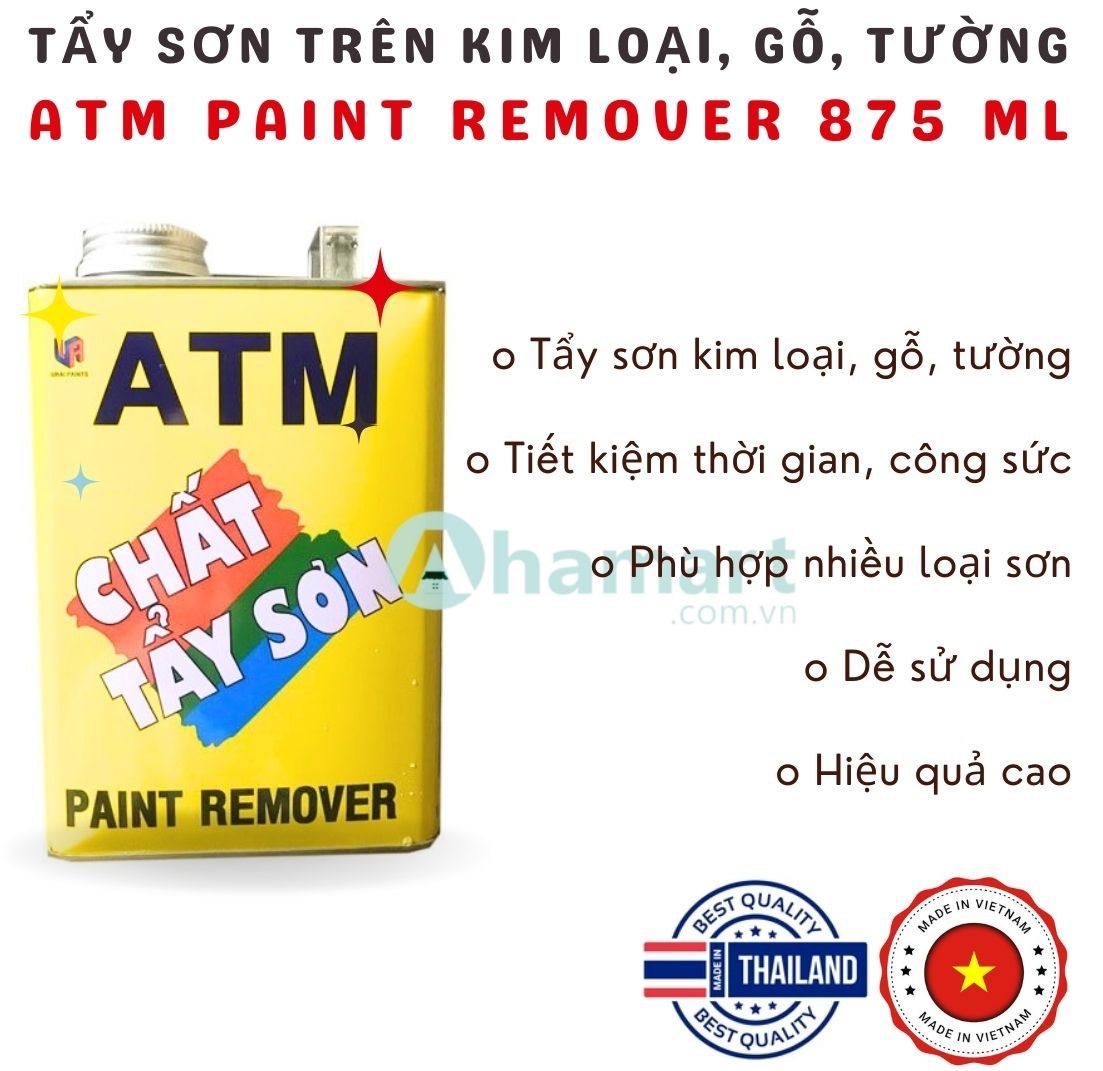 Hóa chất tẩy sơn ATM Paint Remover 875ml 1.2kg