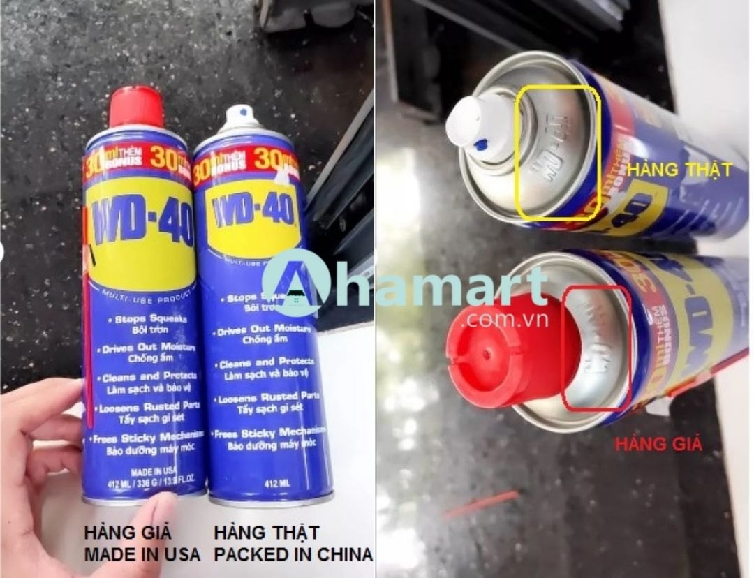 Chai xịt tẩy, chống rỉ sét, bôi trơn, chống ăn mòn WD-40