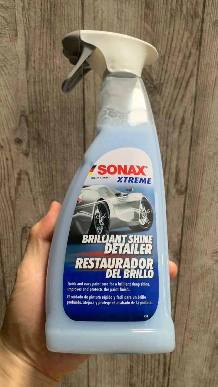 Chai xịt đánh bóng sơn Sonax Xtreme Brilliant Shine Detailer 287400 750ml