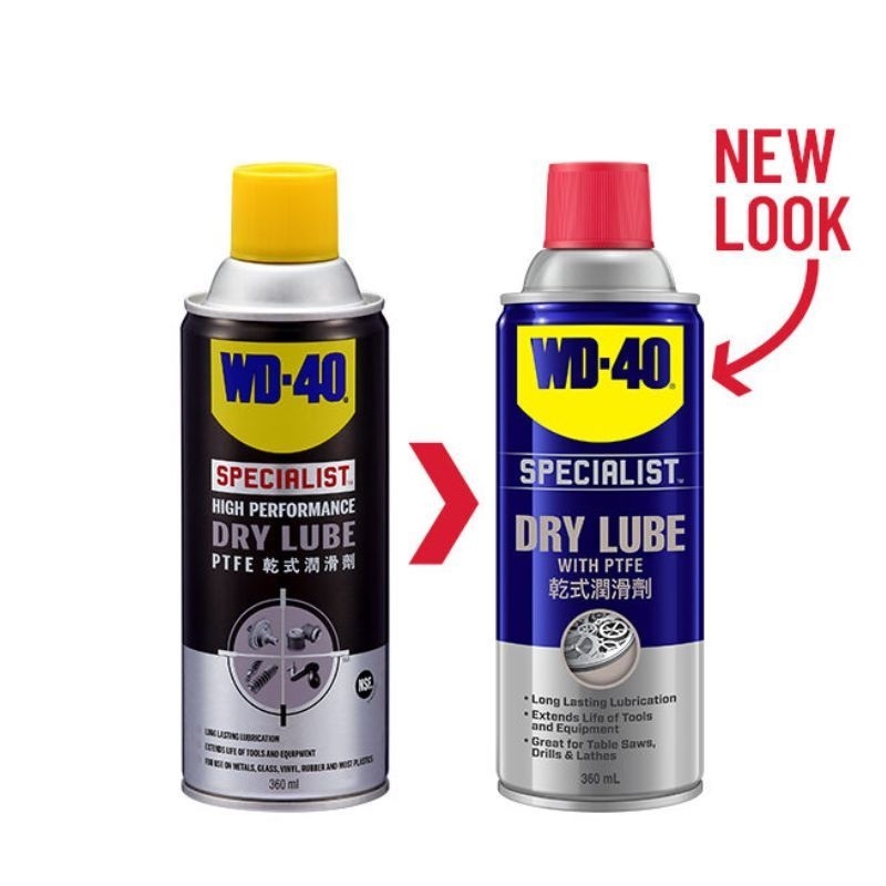 Dầu nhờn khô tác dụng cao WD-40 Specialist High Performance Dry Lube PTFE 350047 360ml