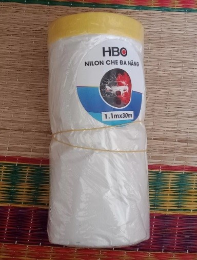 Màng nilon che bụi, che sơn, che nội thất HBO siêu dai, khó rách nhiều kích cỡ