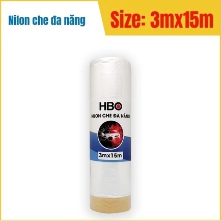 Màng nilon che bụi, che sơn, che nội thất HBO siêu dai, khó rách nhiều kích cỡ