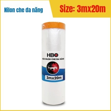 Màng nilon che bụi, che sơn, che nội thất HBO siêu dai, khó rách nhiều kích cỡ