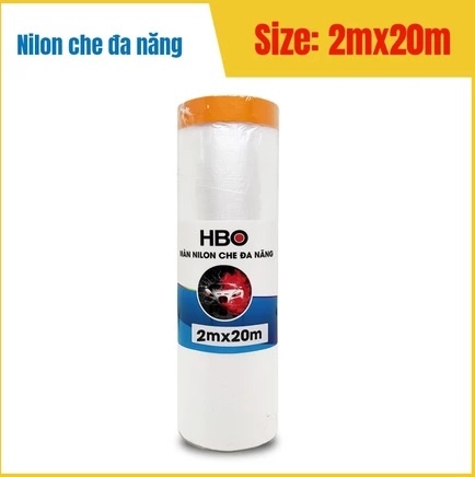 Màng nilon che bụi, che sơn, che nội thất HBO siêu dai, khó rách nhiều kích cỡ