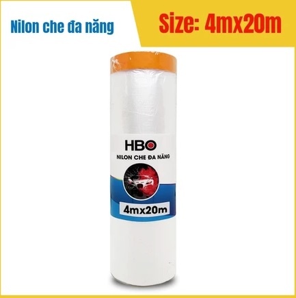 Màng nilon che bụi, che sơn, che nội thất HBO siêu dai, khó rách nhiều kích cỡ