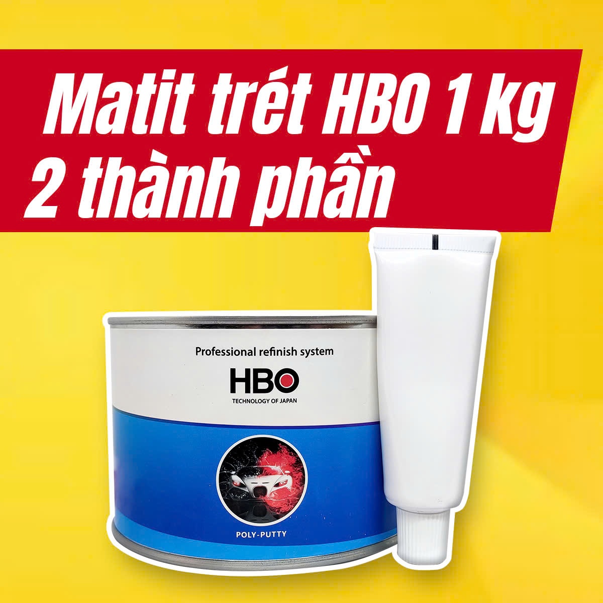 Matit 2 thành phần lâu khô 45-60 phút HBO-2K