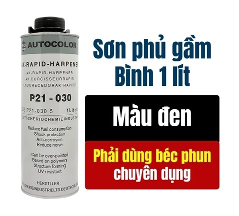 Sơn phủ gầm xe ôtô ICL AUTOCOLOR RIO P21-030 700ml / 1L