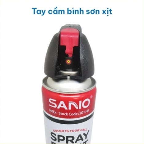 Tay cầm xịt sơn 13cm x 14cm chuyên dụng phù hợp mọi loại bình xịt sơn