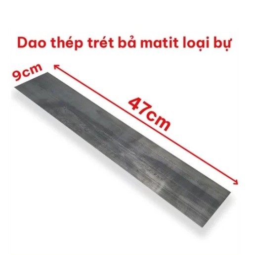 Dao thép chữ nhật trét bả matit 9cm x 47cm