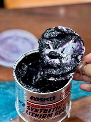 Mỡ bò chịu nhiệt 288°C #3 Abro Synthetic Lithium Grease LG-990 454g
