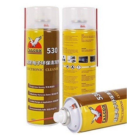 Chai xịt vệ sinh màn hình, tẩy rửa bo mạch Falcon 530 I Electronic Cleaner 550ml