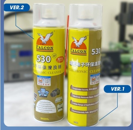 Chai xịt vệ sinh màn hình, tẩy rửa bo mạch Falcon 530 I Electronic Cleaner 550ml