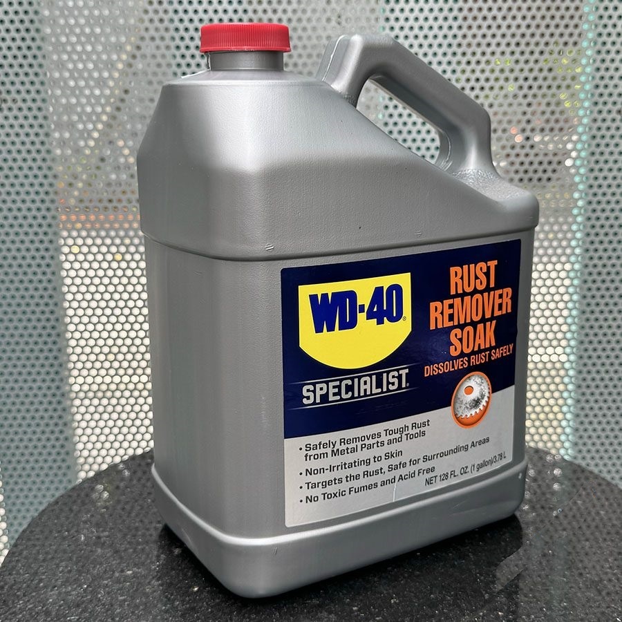 Dung dịch ngâm tẩy rỉ sét gốc nước WD-40 (WD40) Rust Remover Soak an toàn cho da 3.78L
