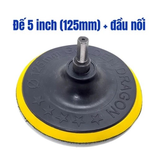 Đế chà nhám, đánh bóng 4 inch, 5 inch, 8 inch