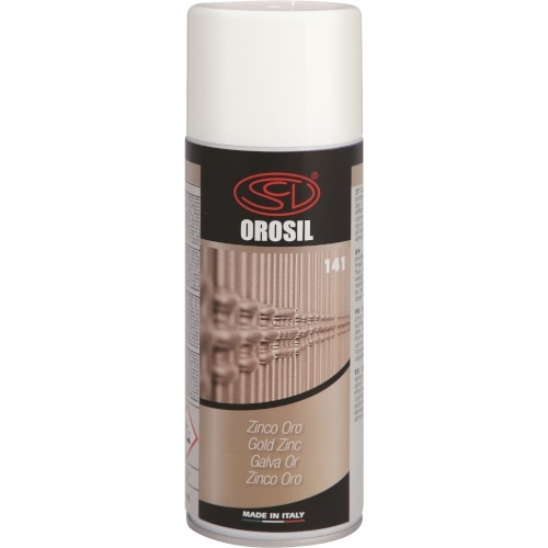 Sơn mạ kẽm màu đồng vàng Siliconi Orosil 400ml