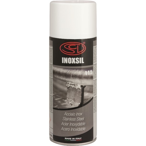 Sơn mạ inox màu thép không rỉ 316 Siliconi Inoxsil 112 400ml