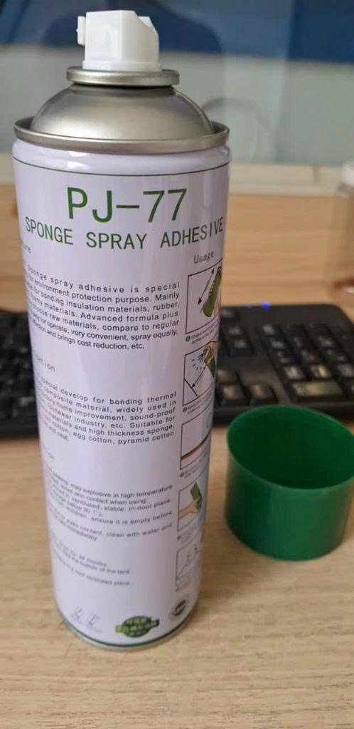 Keo xịt đa năng dán nhiều loại vật liệu Yuan Feng Sponge Spray Adhesive PJ-77 (PJ77) 600ml