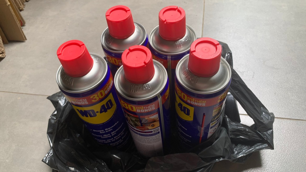Chai xịt tẩy, chống rỉ sét, bôi trơn, chống ăn mòn WD-40 (WD40) nhiều dung tích