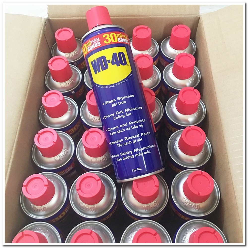 Chai xịt tẩy, chống rỉ sét, bôi trơn, chống ăn mòn WD-40 (WD40) nhiều dung tích