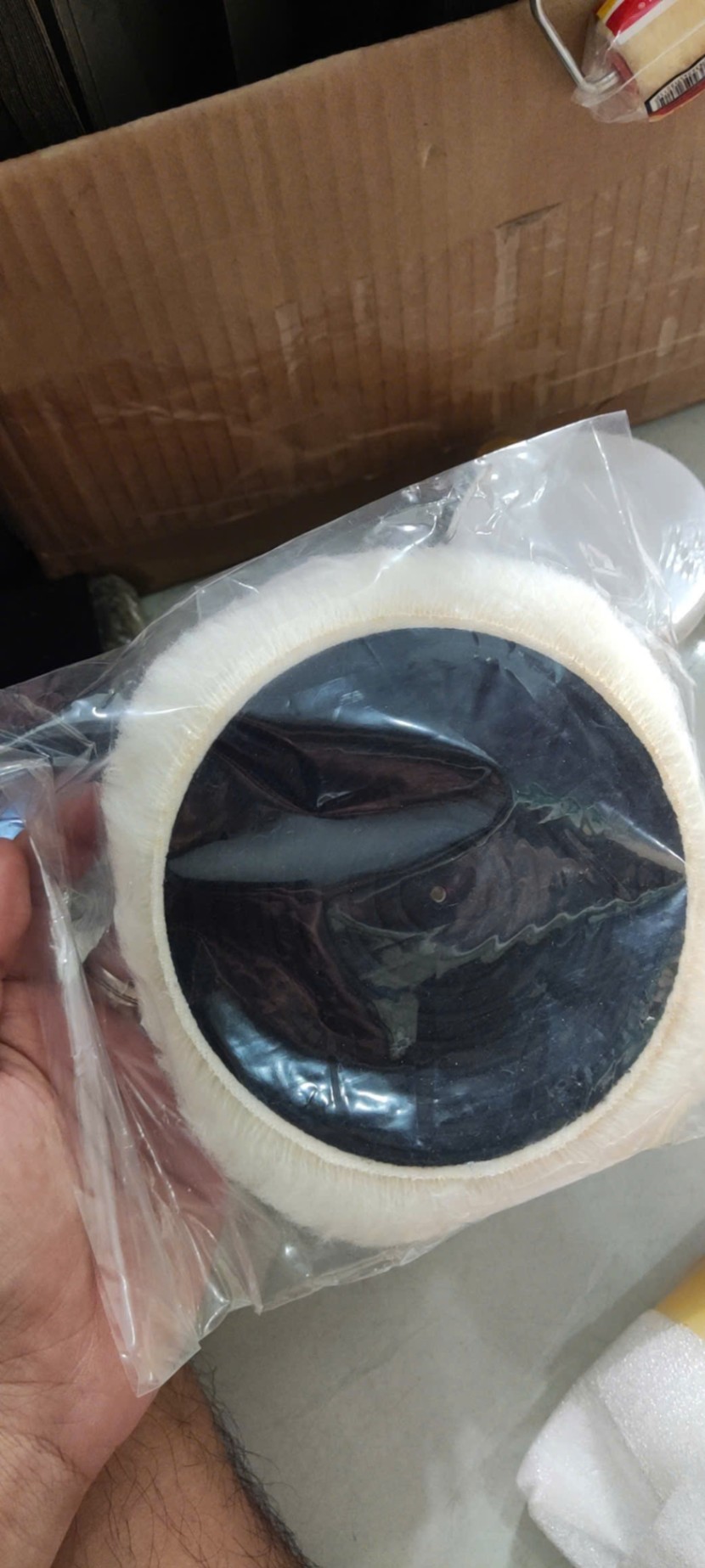 Phớt đánh bóng lông cừu 1 mặt, 2 mặt kích thước 3 inch, 5 inch, 8 inch