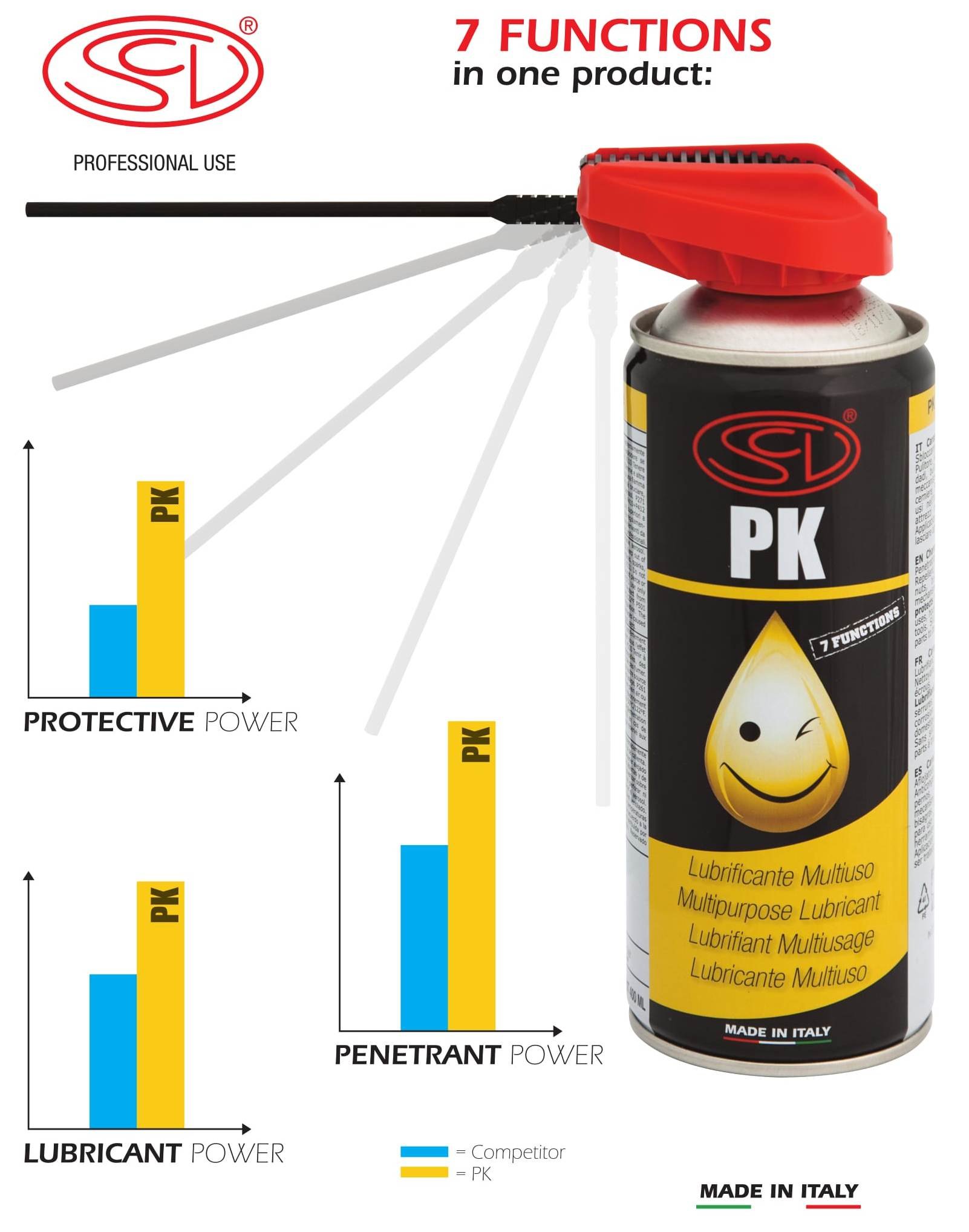 Dầu bôi trơn và tẩy rỉ sét Siliconi PK 400ml