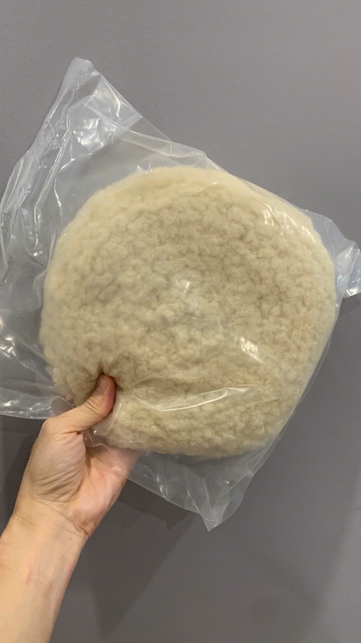 Phớt đánh bóng lông cừu 1 mặt, 2 mặt kích thước 3 inch, 5 inch, 8 inch
