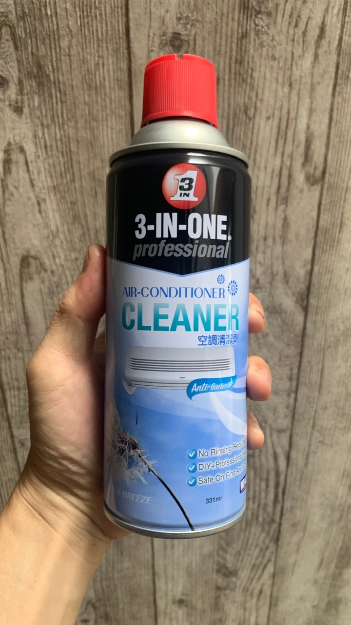 Chai Xịt Vệ Sinh Máy Lạnh WD-40 (WD40) 3 In 1 Professional Air Conditioner Cleaner 85149 331ml
