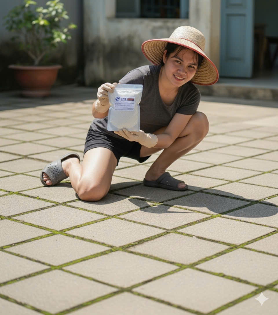 Bột tẩy rong rêu xanh TNT hiệu quả chính hãng