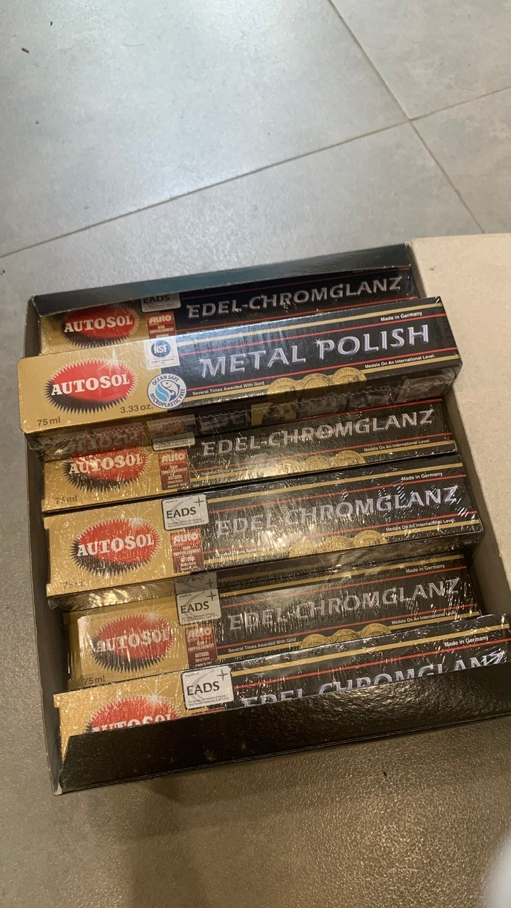 Kem đánh bóng kim loại Autosol Metal Polish Edel-Chromlanz 75ml Đức