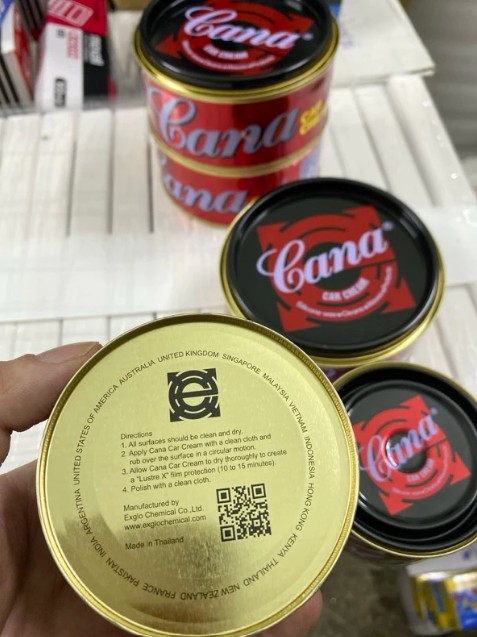 Kem đánh bóng xóa xước, bảo vệ lớp mạ Crom Cana Car Cream