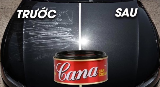 Kem đánh bóng xóa xước, bảo vệ lớp mạ Crom Cana Car Cream