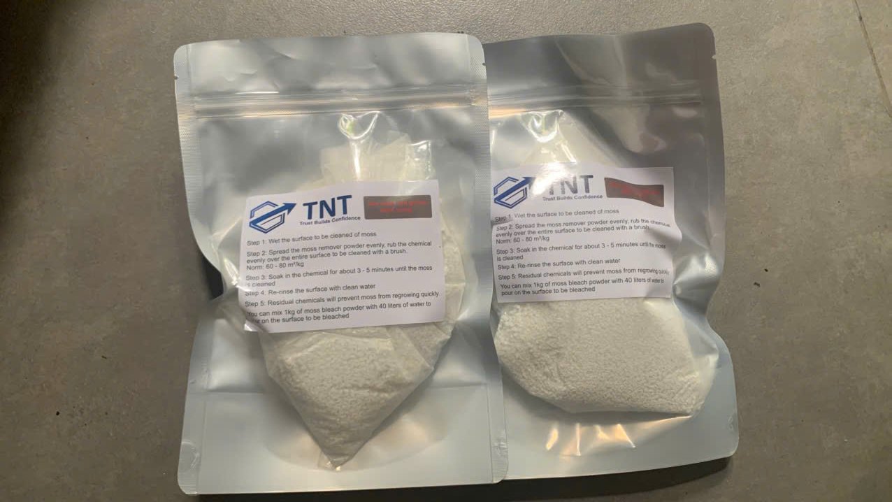 Bột tẩy rong rêu xanh TNT hiệu quả chính hãng