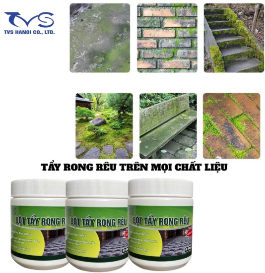 Bột Tẩy Rong Rêu TVS HT01 500g sạch rêu trên mọi bề mặt