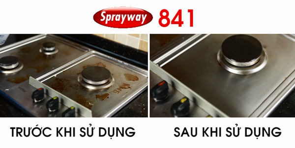 Chai xịt đánh bóng và làm sạch bề mặt inox Sprayway 841 443ml (15oz)
