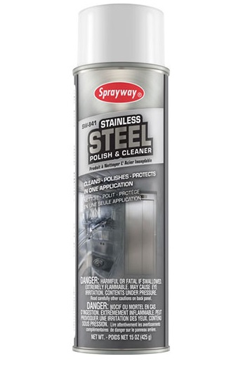 Chai xịt đánh bóng và làm sạch bề mặt inox Sprayway 841 443ml (15oz)