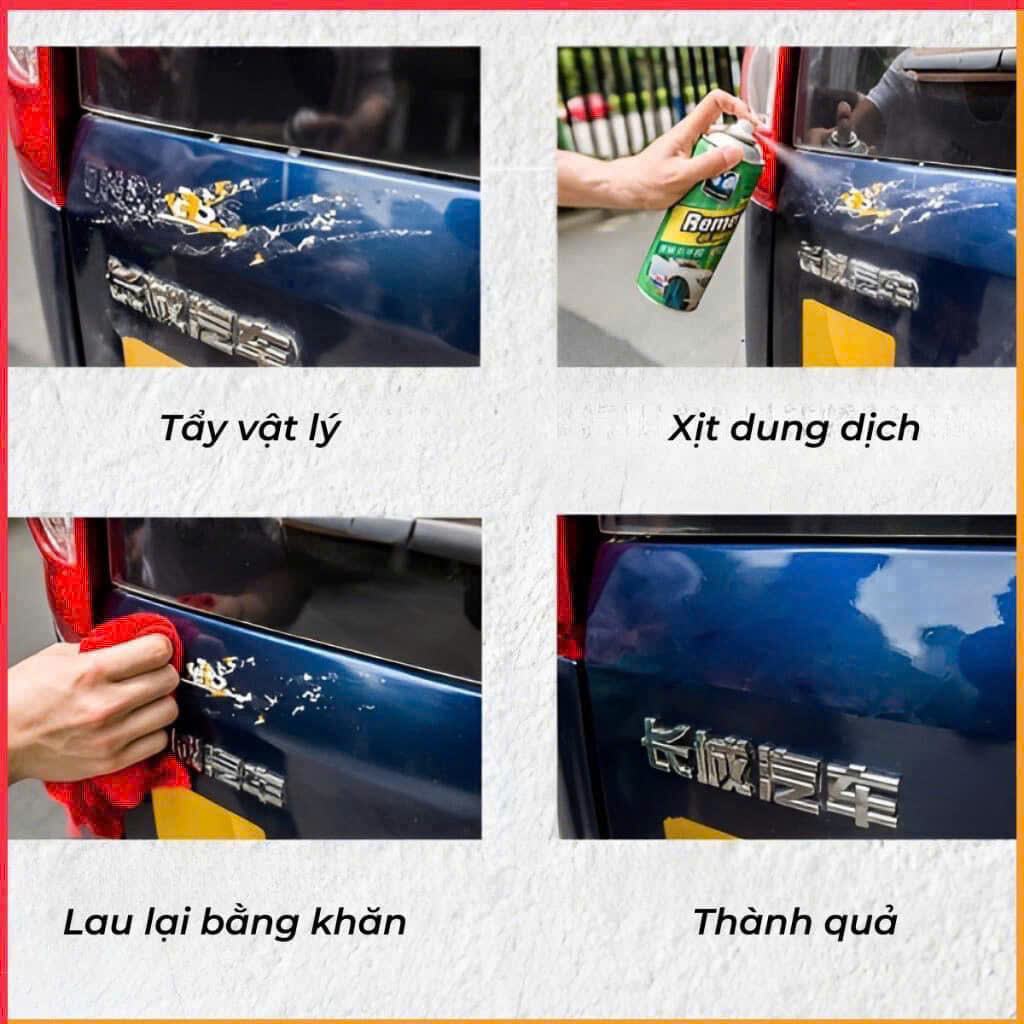 Chai xịt tẩy keo nhãn, băng dính Remove of Stickers 450ml