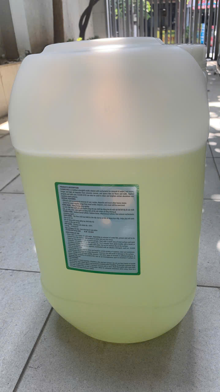 Hóa chất tẩy rỉ sét Clean 6102 25kg