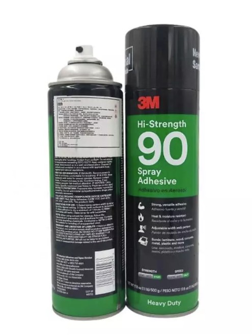 Keo xịt đa năng 3M Hi-Strength 90 siêu dính, dán được nhiều vật liệu, nhanh khô 500g