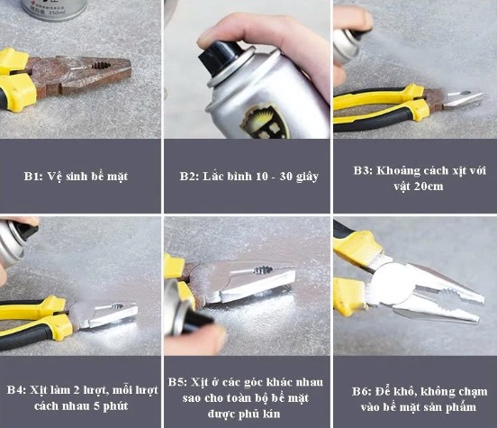 Sơn mạ inox, crom Stainless Steel Repairing Paint JBK DCS-21 350ml