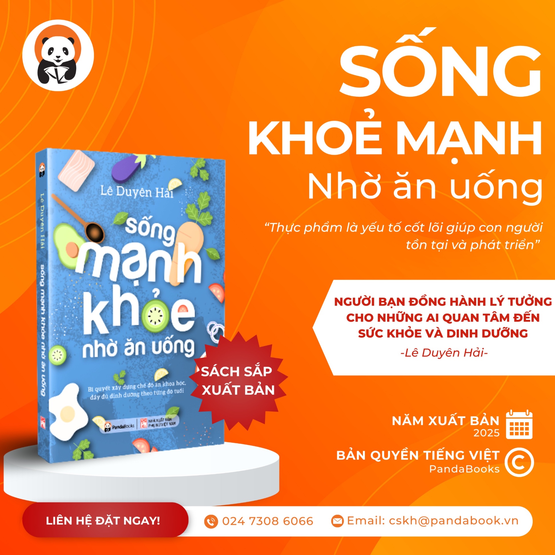 💥 SÁCH SẮP XUẤT BẢN: “SỐNG MẠNH KHỎE NHỜ ĂN UỐNG”