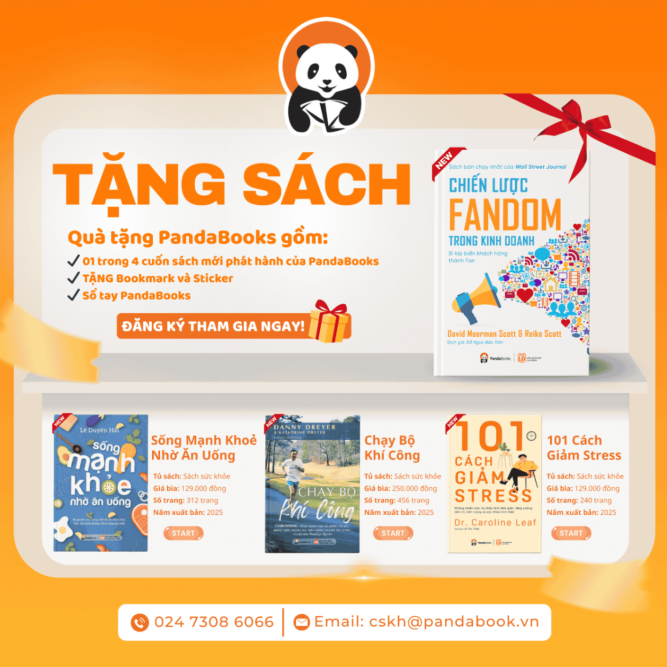 🎉📚 KHẢO SÁT SÁCH MỚI + MINIGAME TẶNG SÁCH - PANDABOOKS 📚🎉