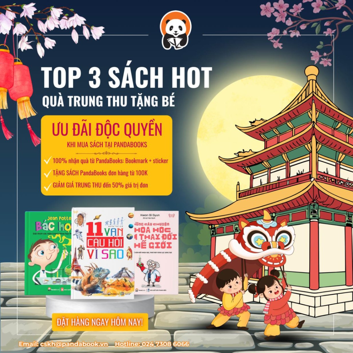 Top 3 cuốn sách HOT nhất cho bé mùa Trung Thu