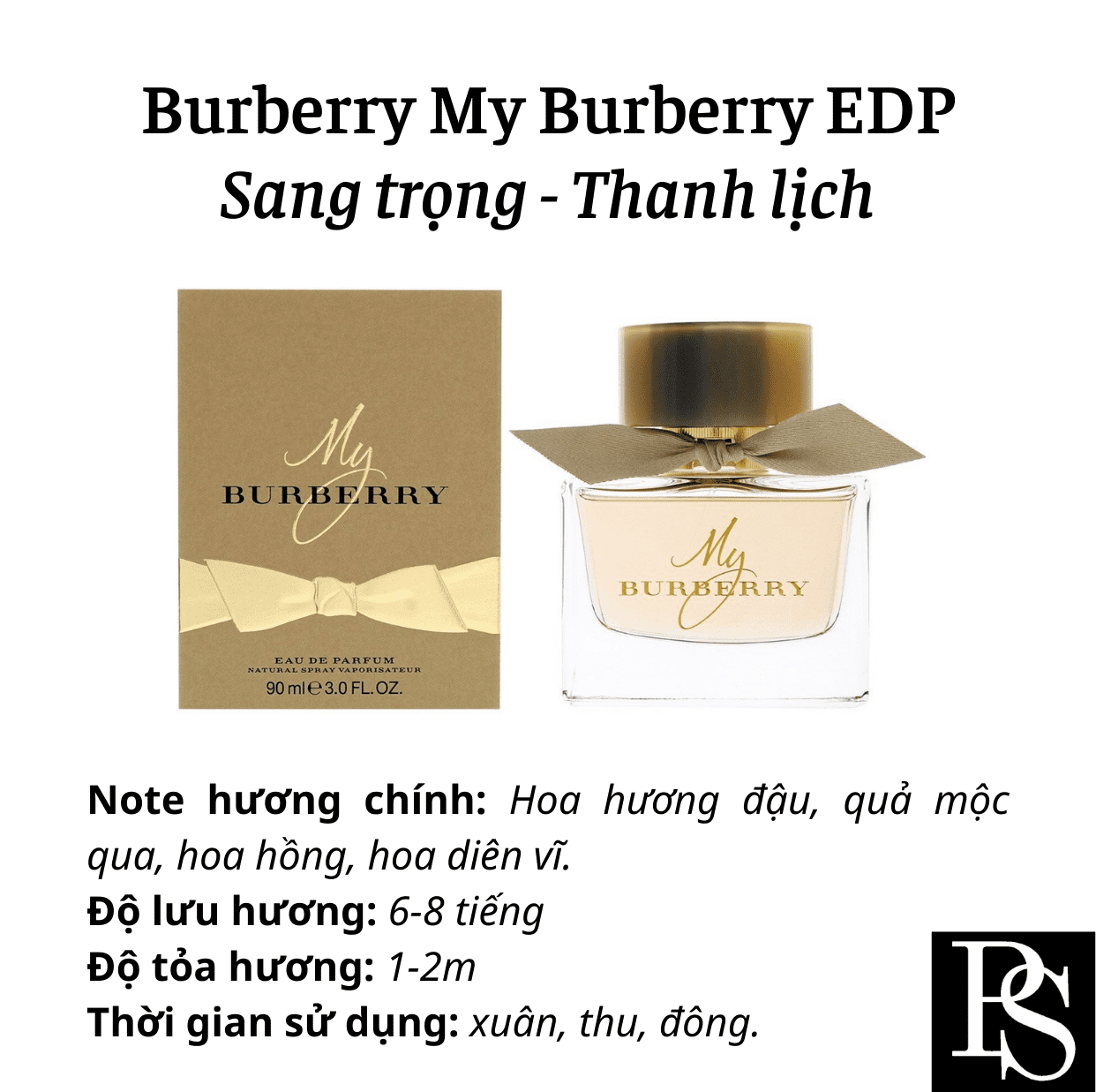 Nước hoa Nữ - Burberry My Burberry EDP