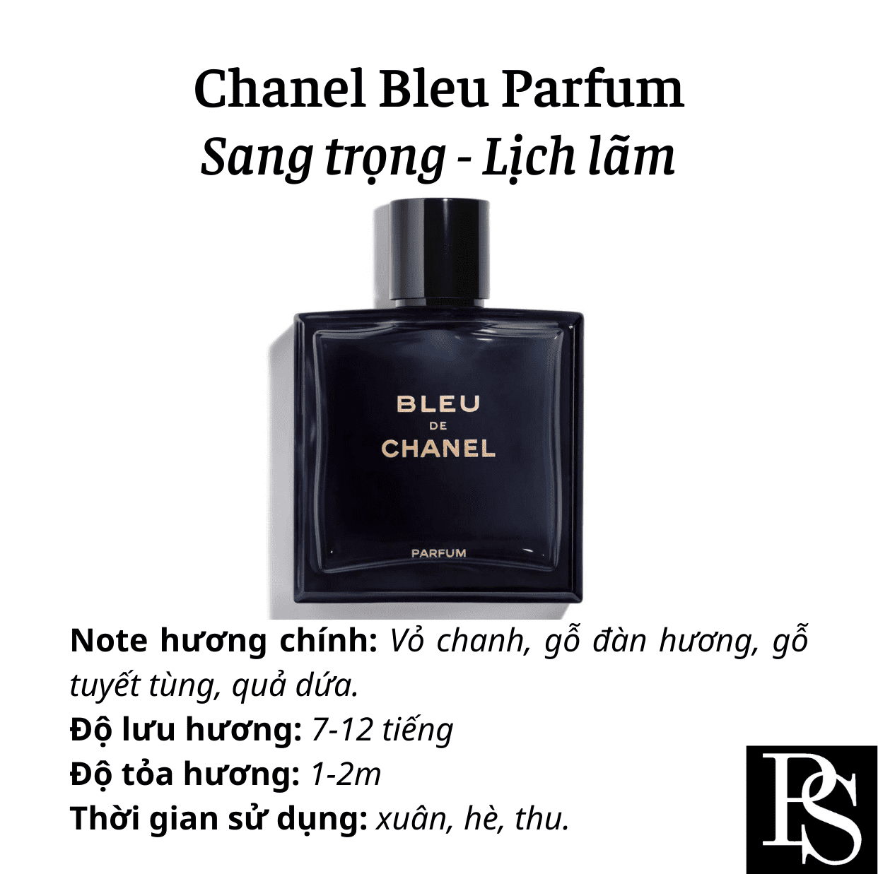 Nước hoa Nam - Chanel Bleu Parfum