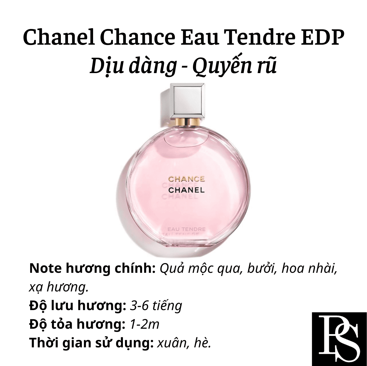 Nước hoa Nữ - Chanel Chance Eau Tendre EDP