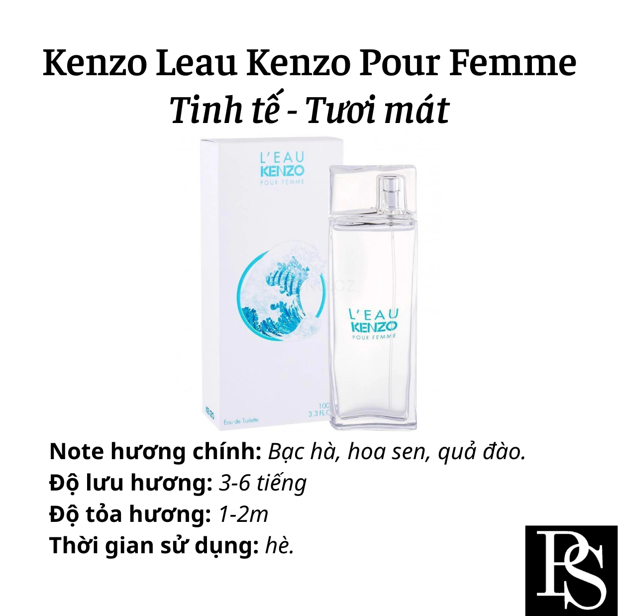 Nước hoa Nữ - Kenzo Leau Kenzo Pour Femme EDT