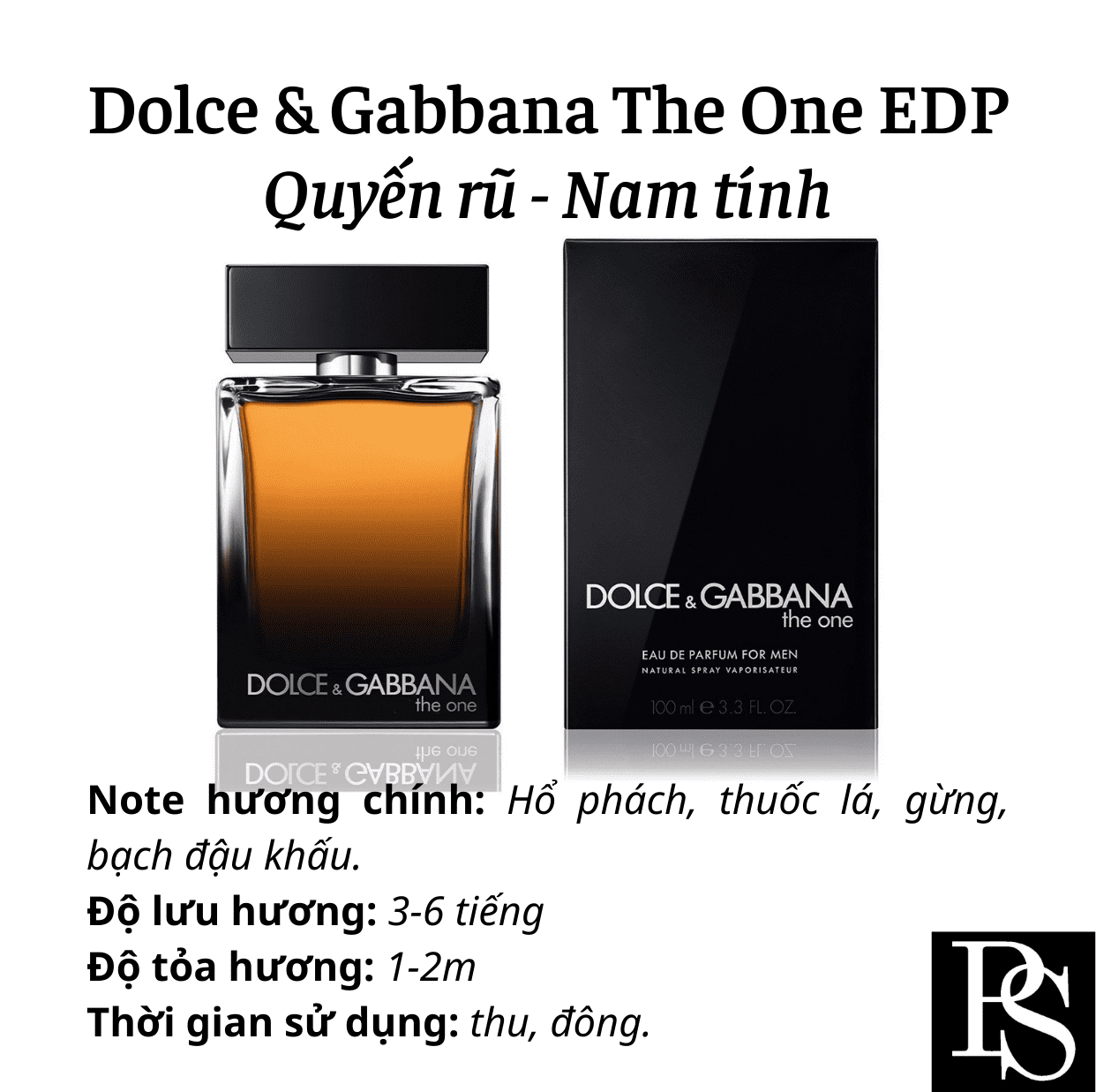 Nước hoa Nam - DG The One EDP