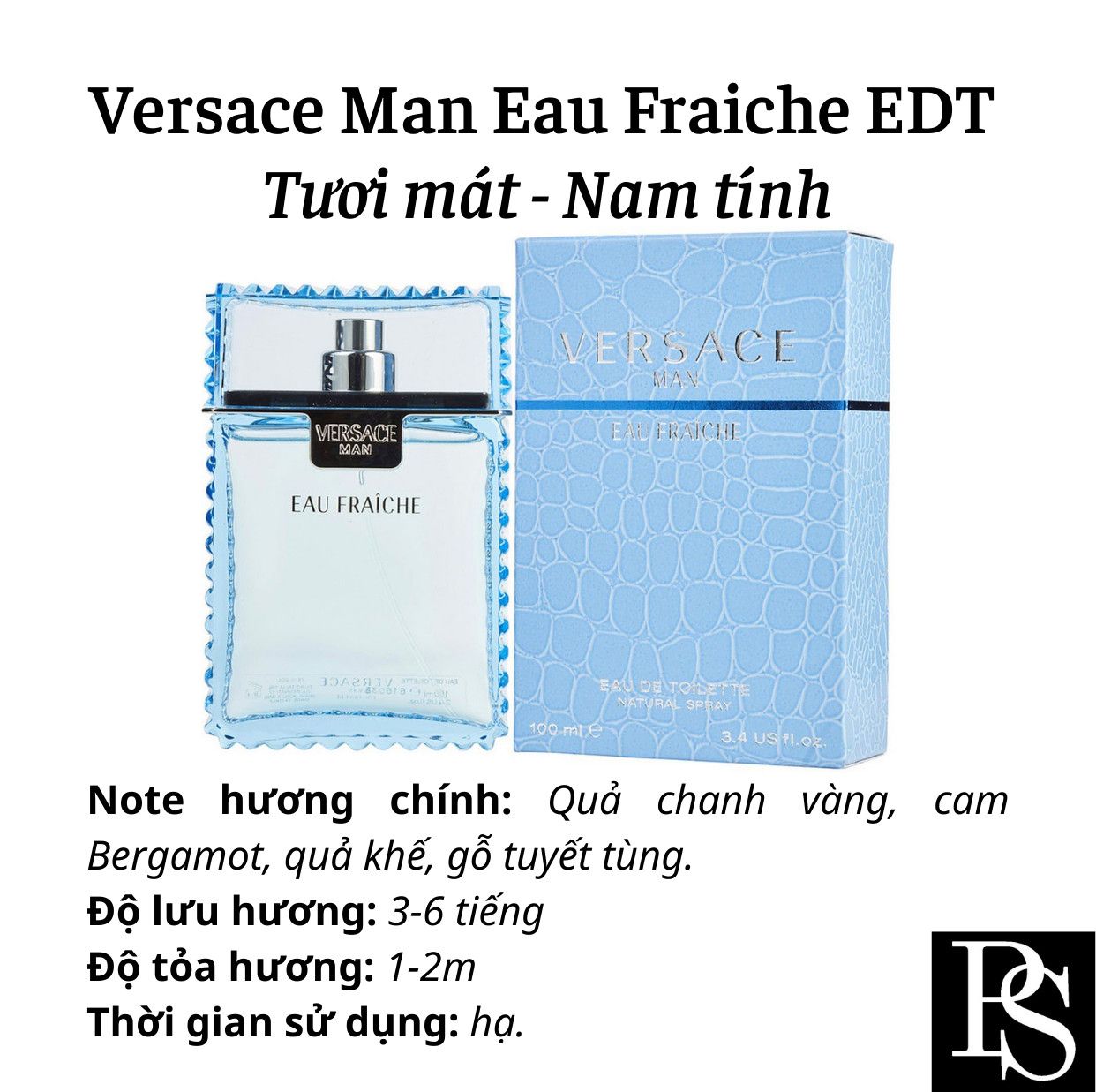 Nước hoa Nam - Versace Man Eau Fraiche