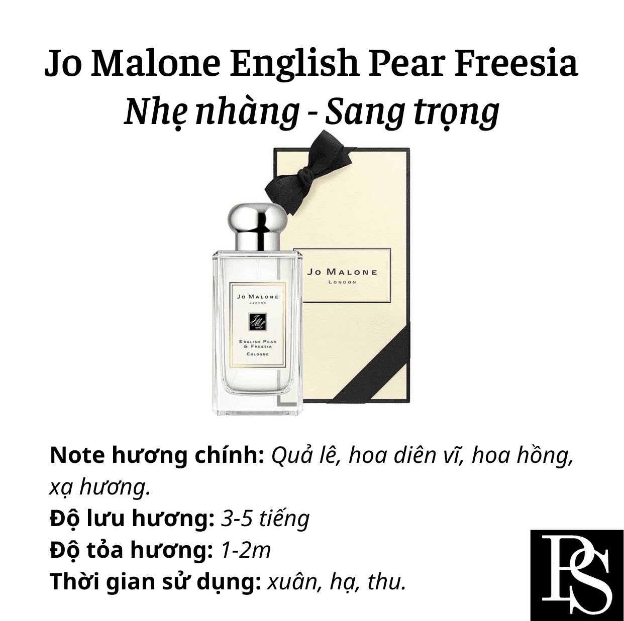 Nước hoa Niche - Jo Malone English Pear Freesia