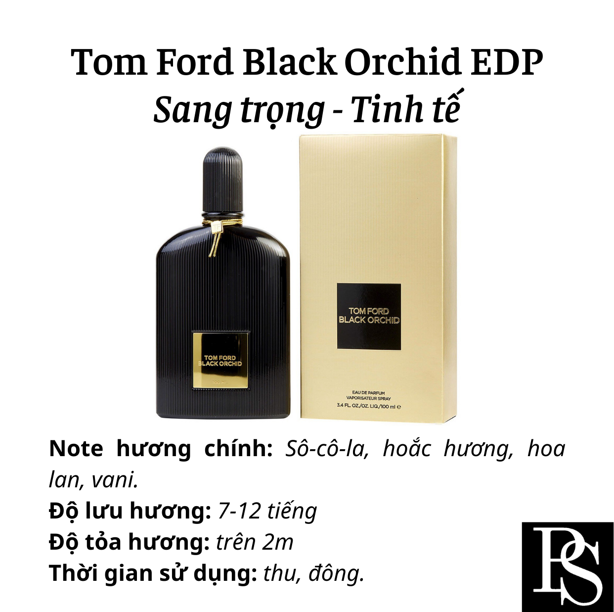 Nước hoa Nữ - Tom Ford Black Orchid EDP